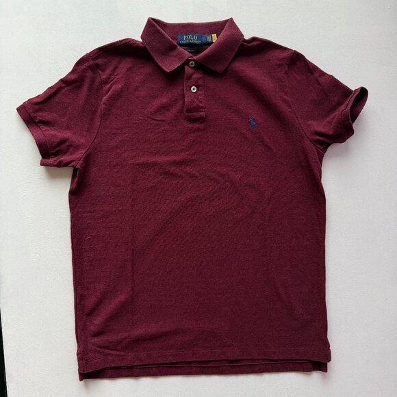 Polo by Ralph Lauren Maroon Polo Shirt - Picture 3 of 6